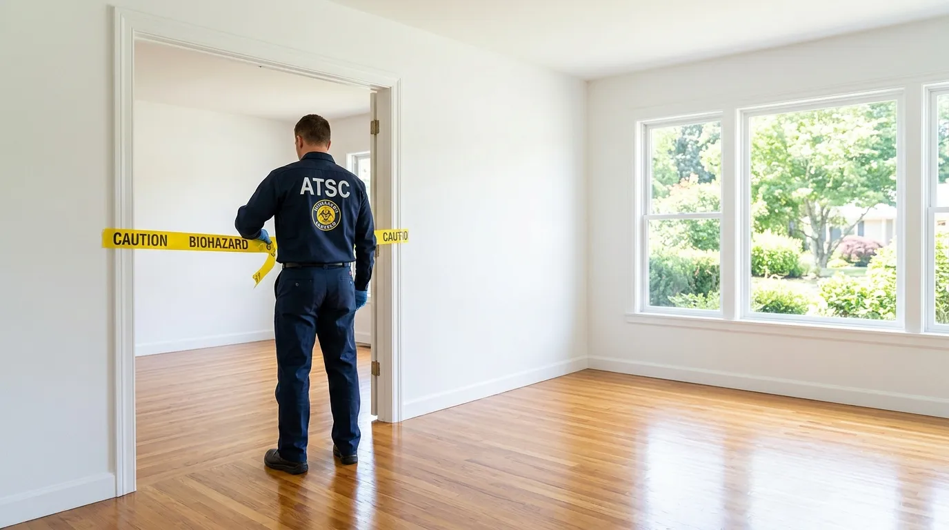 Certified biohazard cleanup crew performing Crime Scene Cleanup in Mount Sterling