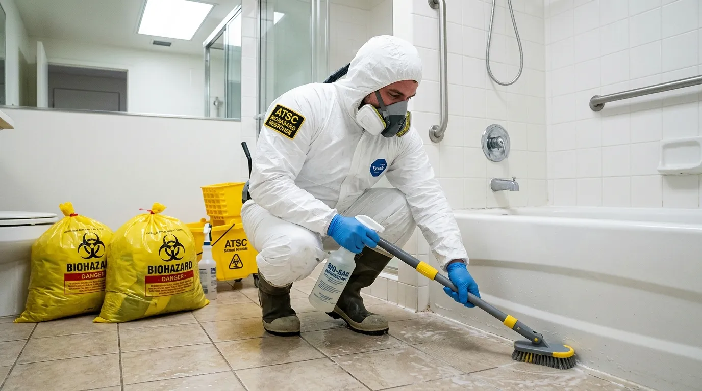 Decontamination equipment deployed for Blood Cleanup in Mount Sterling